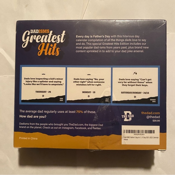 The Dad Dadisms Greatest Hits 2021-2022 Father’s Day to Father’s Day Collection - Picture 2 of 2